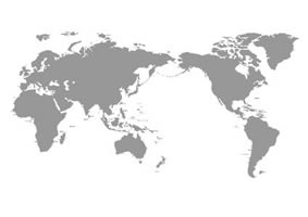 A simple gray map of world.