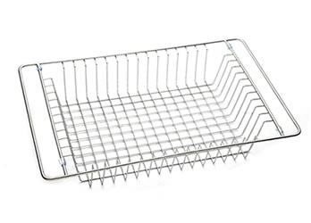 Sturdy stainless steel rinse basket SSRB-10 with build-in handles