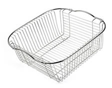 A stainless steel rinse basket SSRB-3 with dense wire construction